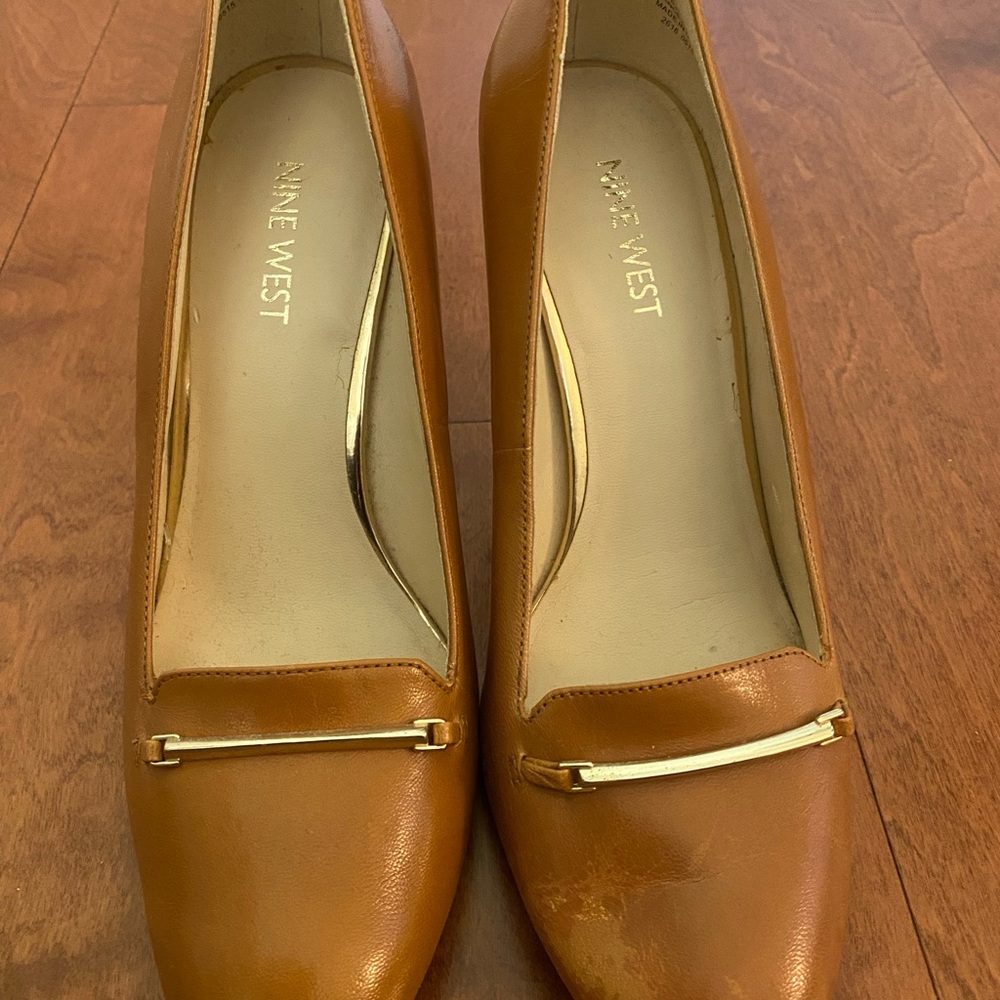 Nine West Tan Heels